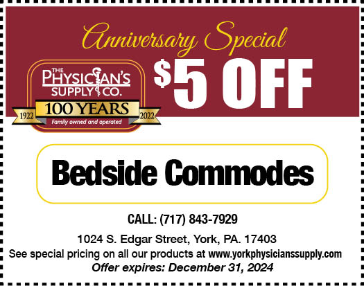 $5 off bedside commodes